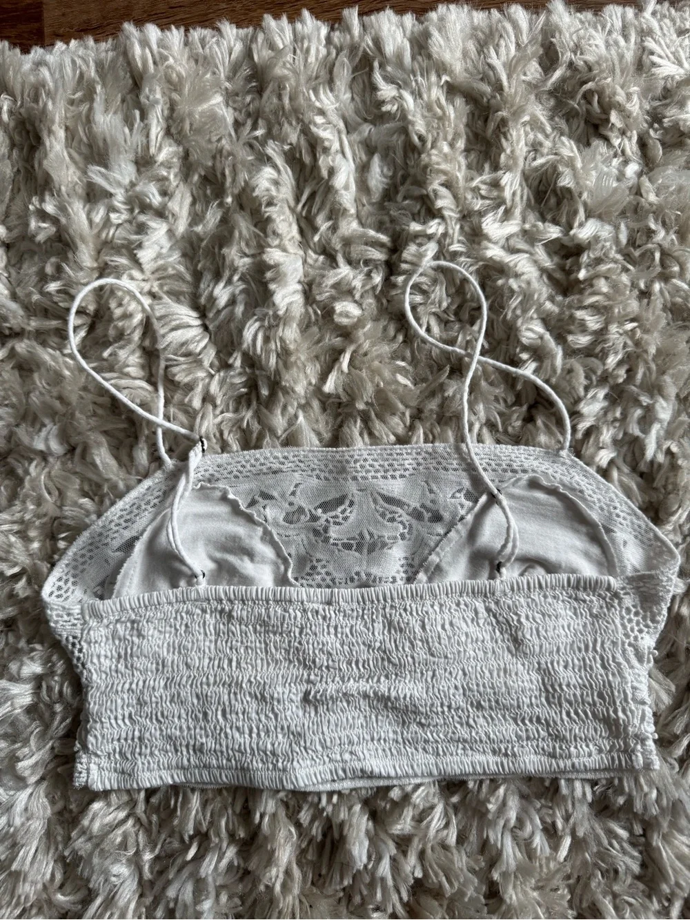 Free People Lyra Crochet Lace Bandeau - Cream